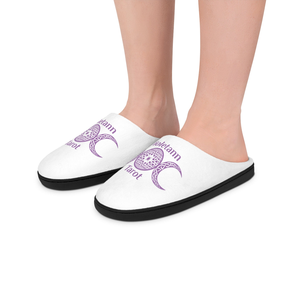 Violetann Tarot Logo - Women's Indoor Slippers