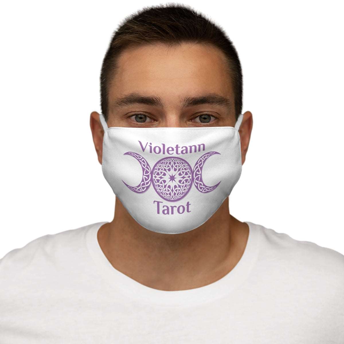 Violetann Tarot Logo - Snug-Fit Polyester Face Mask