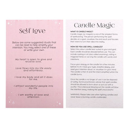 Pack of 12 Self Love Spell Candles