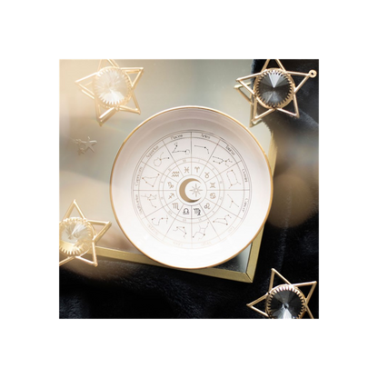 Off White Astrology Wheel Trinket Dish