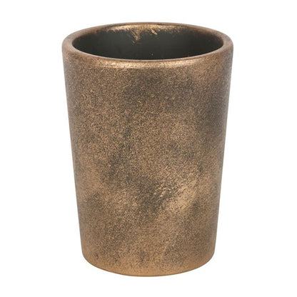 Triple Moon Bronze Terracotta Plant Pot by Lisa Parker