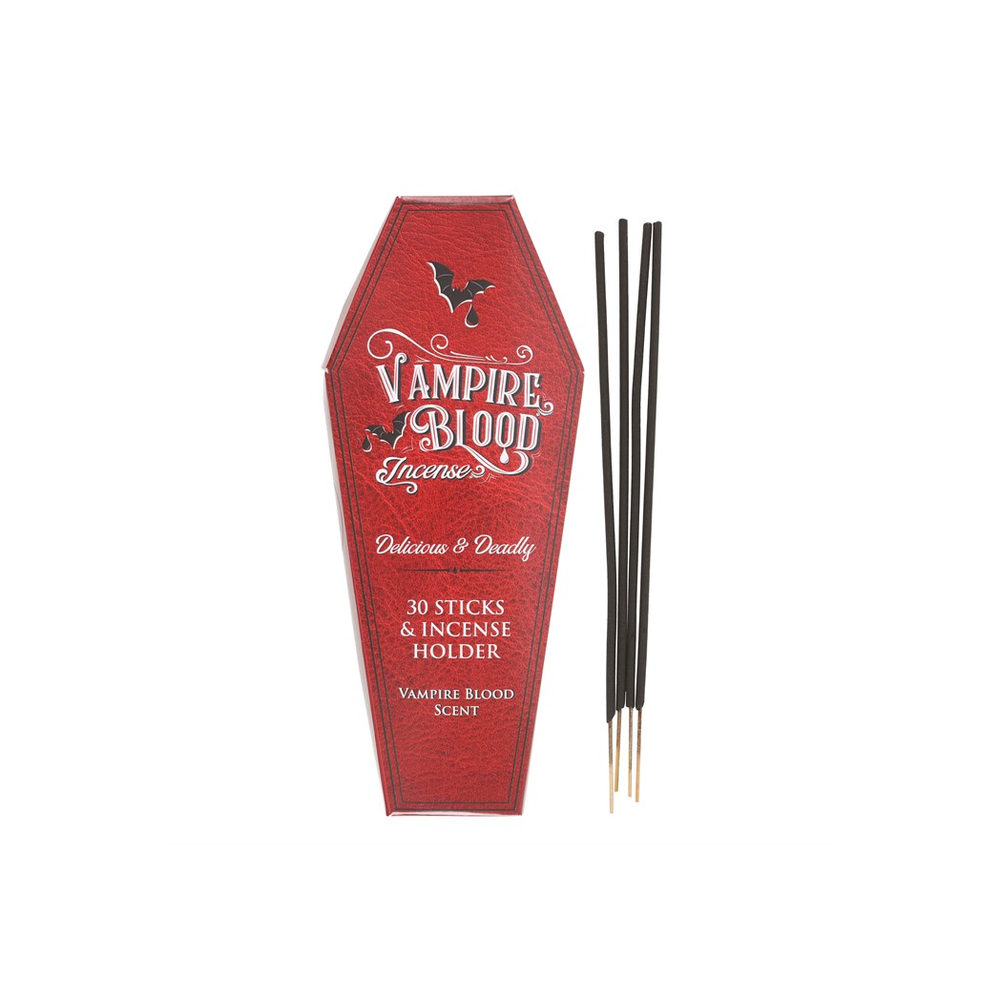 Vampire Blood Incense Sticks and Coffin Holder