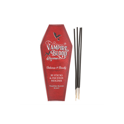 Vampire Blood Incense Sticks and Coffin Holder