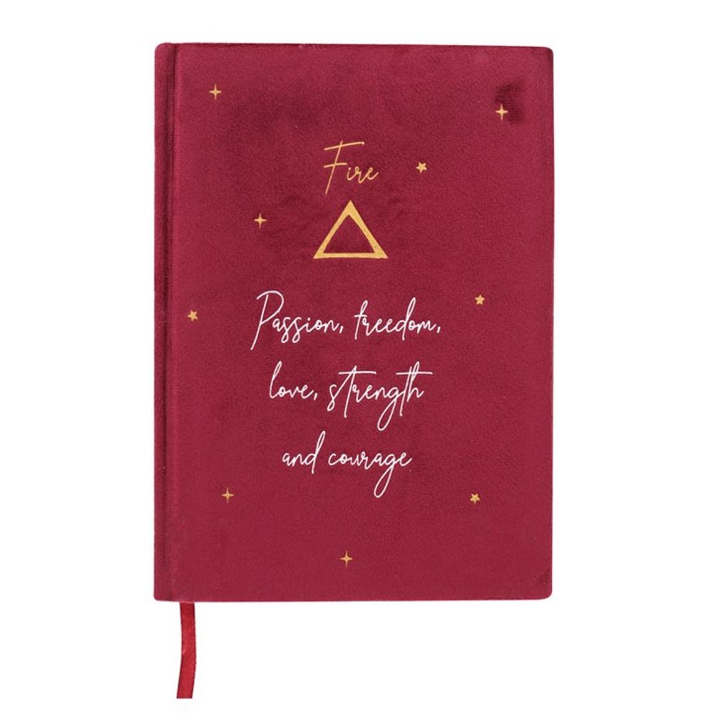 Fire Element Velvet A5 Notebook