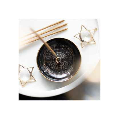 Astrology Wheel Incense Holder