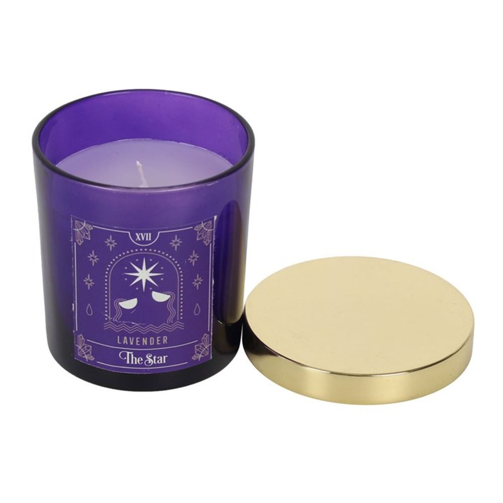 The Star Lavender Tarot Candle