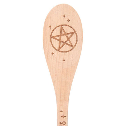 Little Witch in All of Us Wooden Pentagram Spoon