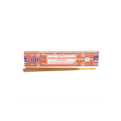 12 Packs of Pure Relaxation Incense Sticks by Satya