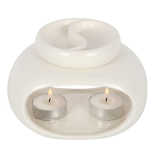 Off White Double Oil Burner