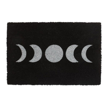 Black Moon Phase Doormat