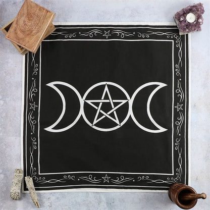 70x70cm Triple Moon Altar Cloth