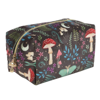 Dark Forest Print Makeup Bag