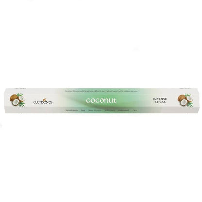 Set of 6 Packets of Elements Coconut Incense Sticks