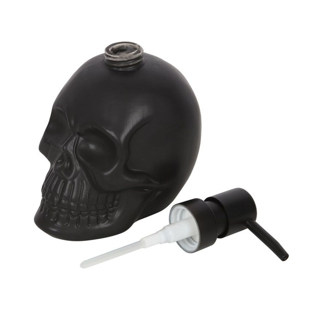 Black Skull Soap Dispenser