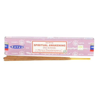 12 Packs of Spiritual Awakening Incense Sticks by Satya