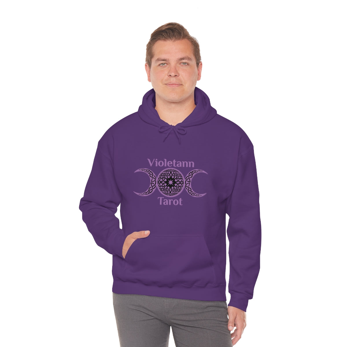 Violetann Tarot Logo - Unisex Heavy Blend™ Hooded Sweatshirt