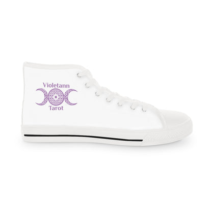 Violetann Tarot Logo - Men's High Top Sneakers