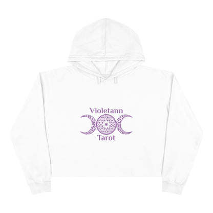 Violetann Tarot Logo - Crop Hoodie