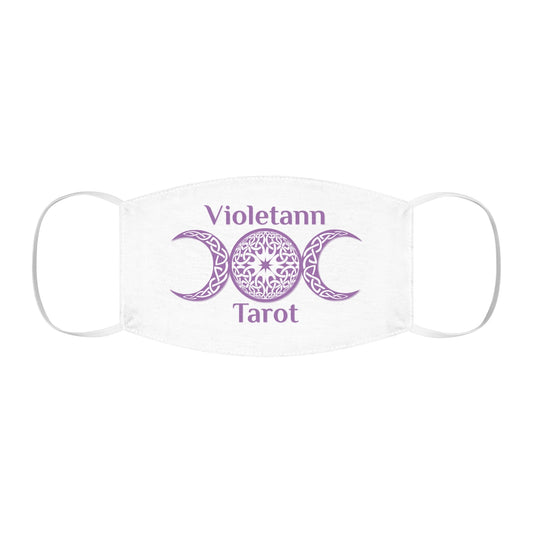 Violetann Tarot Logo - Snug-Fit Polyester Face Mask