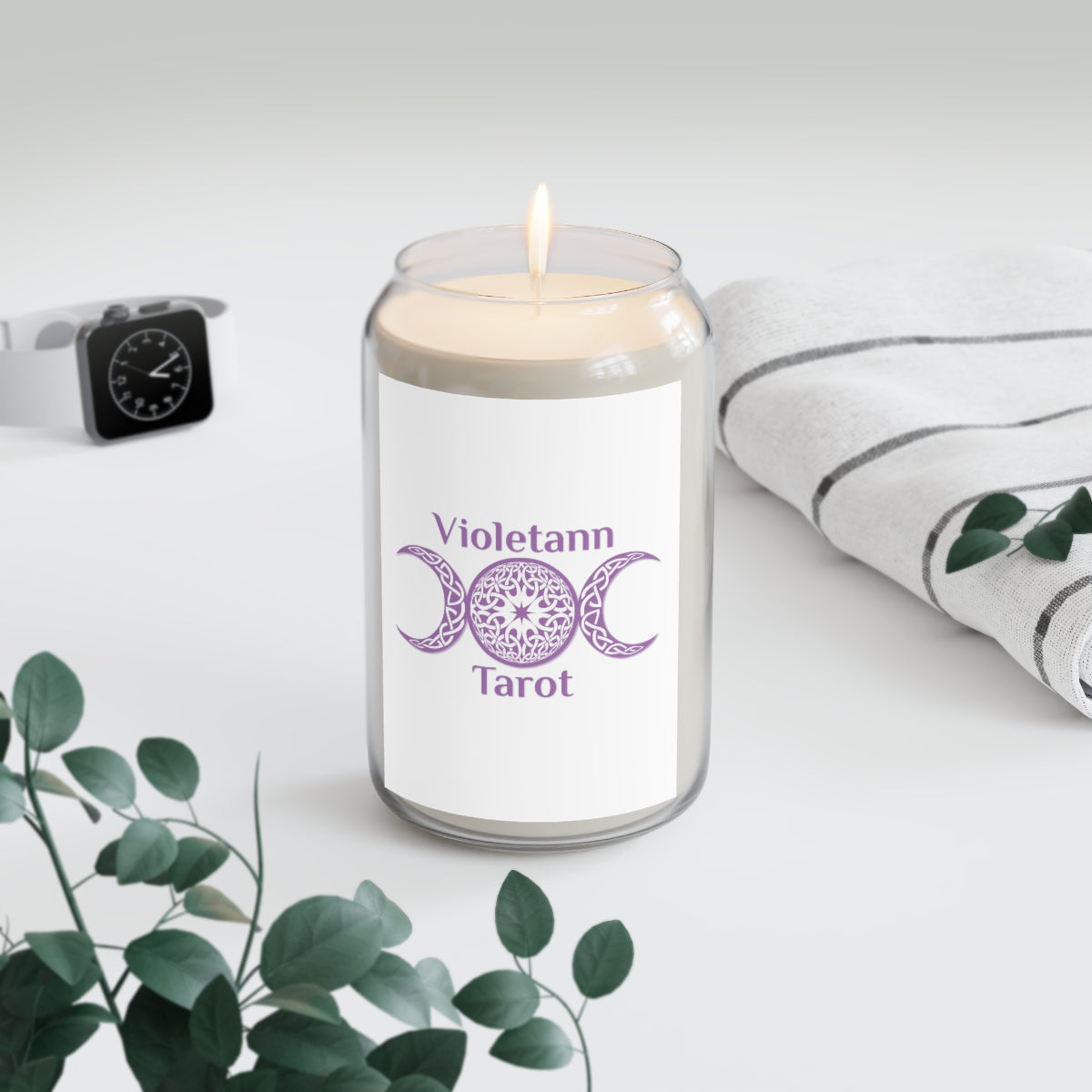 Violetann Tarot Logo - Scented Candle, 13.75oz