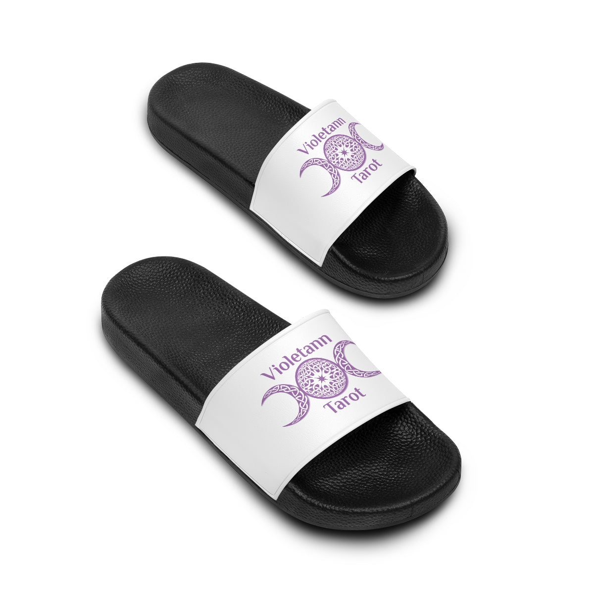 Violetann Tarot Logo - Women's Slide Sandals