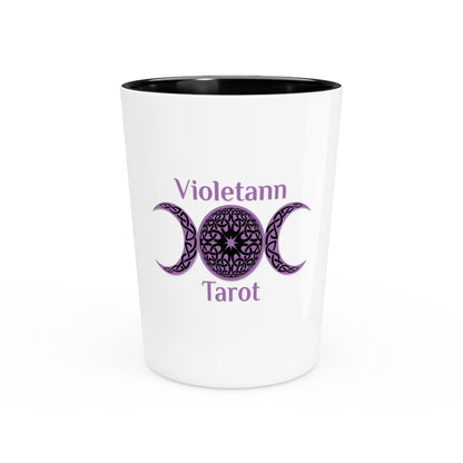 Violetann Tarot Logo - Shot Glass