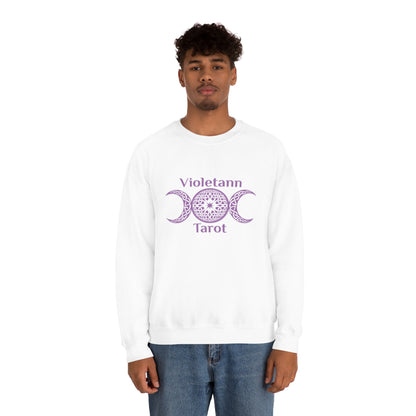 Violetann Tarot Logo - Unisex Heavy Blend™ Crewneck Sweatshirt