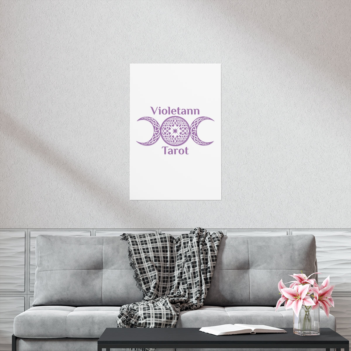 Violetann Tarot Logo Poster